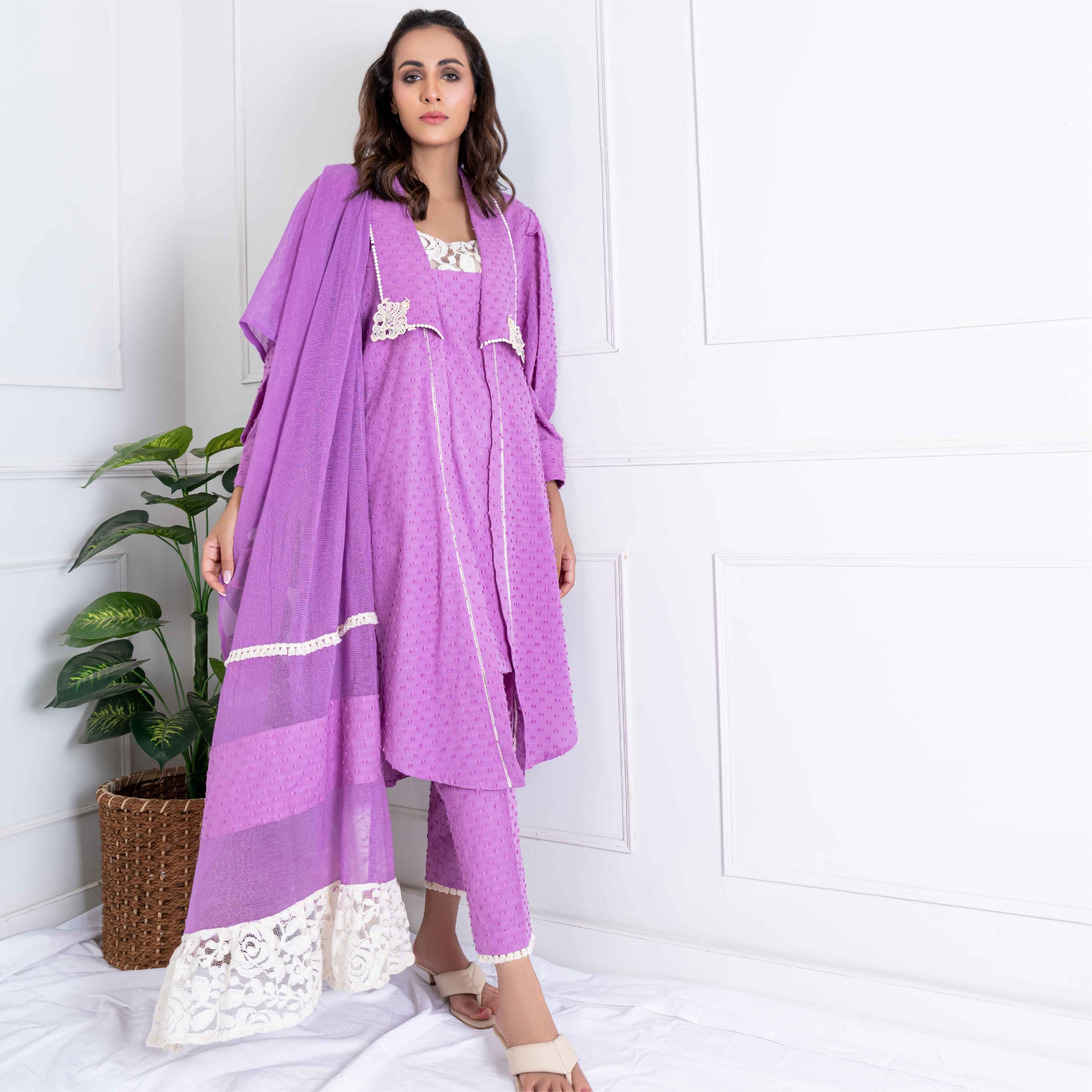Raw Mauve - Dupatta Only